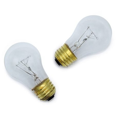 ILC Replacement for AH Lighting A/15/40/cl replacement light bulb lamp, 2PK A/15/40/CL AH LIGHTING